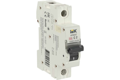 Автоматический выключатель 1P 2A (C) 10kA IEK M10N ARMAT IEK  AR-M10N-1-C002