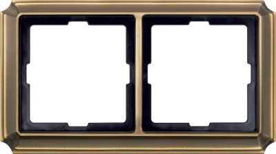 Рамка 2-постовая Merten Antique Античная латунь Merten Antique MTN483243