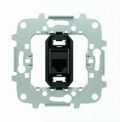 Механизм Розетка информационная RJ45 8 контактов кат.5е ABB NIE Sky ABB Olas/Tacto/Zenit/Sky 8118
