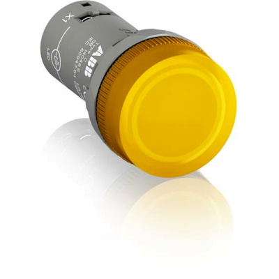 Лампа CL2-520Y желтая со встроенным светодиодом 220В DC ABB ABB  1SFA619403R5203