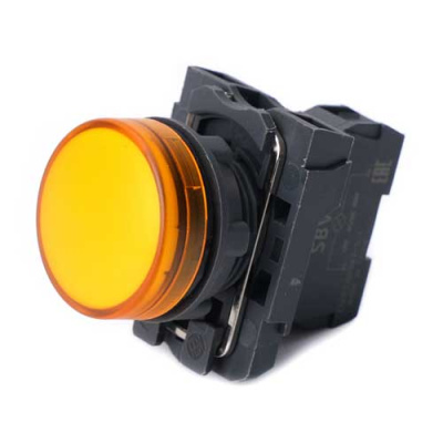 Systeme Electric Лампа сигнальная SB5 в сборе модульная 22 мм желтая 230-240В АС Systeme Electric  SB5AVM5