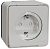 Розетка с заземлением и шторками накладного монтажа IP55 Schneider Electric Mureva Styl Белый