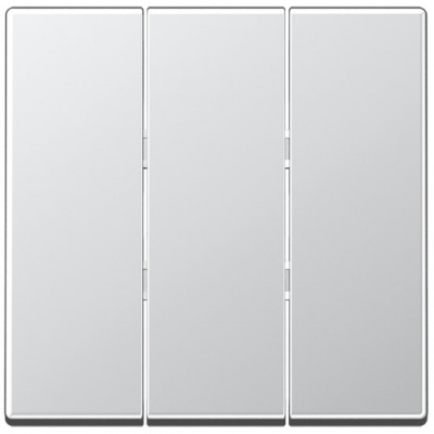 Клавиша для трёхклавишного выключателя Jung Алюминий Jung A серия A593BFAL