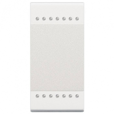 LivingLight Клавиша на 2 функции 1 модуль, цвет белый Bticino Bticino  N4911N