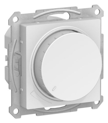 SE AtlasDesign Светорегулятор (диммер) повор-нажим Лотос LED RC 400Вт механизм Systeme Electric AtlasDesign ATN001323