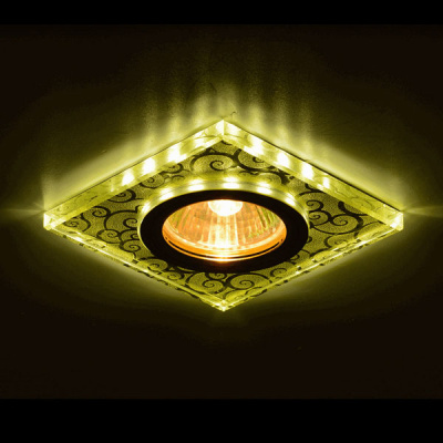 Светильник встраиваемый 35Вт GU5,3 + 3Вт LED Желтый IMEX IMEX IL IL.0026.5871