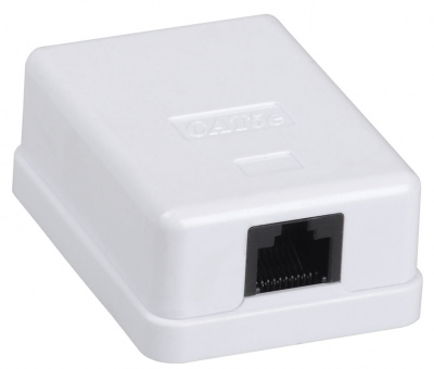 Настенная информационная розетка RJ45 кат.5Е UTP 1-порт ITK ITK  CS2-1C5EU-12