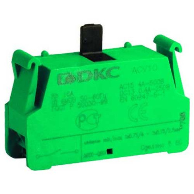 Контактный блок с клеммным безвинтовым зажимом, нормально-открытый DKC DKC  ACV10