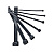 Хомут 4.8х400мм нейлон черный IEK UHH