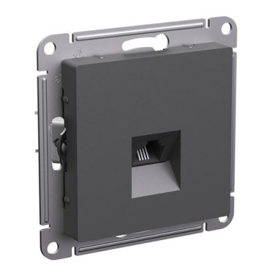 SE AtlasDesign Розетка телефонная Базальт RJ11 механизм Systeme Electric AtlasDesign ATN001481