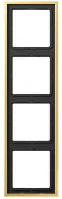 Рамка 4-постовая Jung LS 990 Латунь Classic Jung LS серия ME2984C