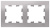 Рамка 2-постовая универсальная Schneider Electric AtlasDesign Алюминий Systeme Electric AtlasDesign ATN000302