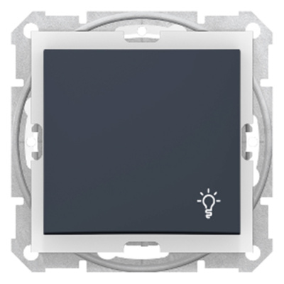 Кноп.выкл. "свет" IP44, Графит Schneider Electric Schneider Electric  SDN0900370