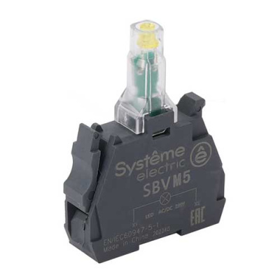 Systeme Electric Световой блок желтый LED 24В DC Systeme Electric  SBVB5