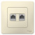 Розетка двойная компьютерная скрытой установки RJ45 кат.5E Systeme Electric Blanca Молочный Systeme Electric Blanca BLNIS045452
