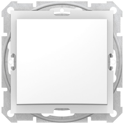 Переключатель 1-клавишный 10A IP44 Schneider Electric Sedna Белый Schneider Electric Sedna SDN0400521