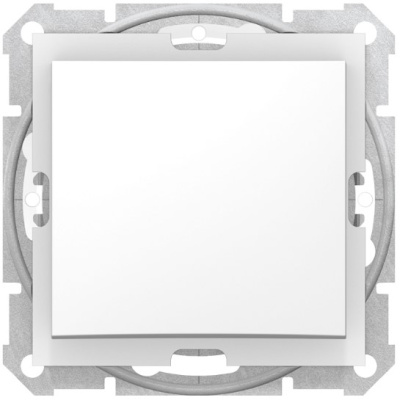 Переключатель перекрестный 1-клавишный 10A IP44 Schneider Electric Sedna Белый Schneider Electric Sedna SDN0500321
