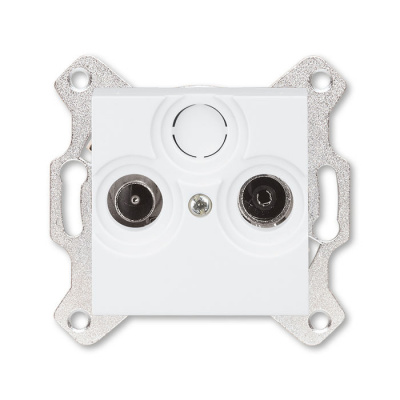 Розетка TV-R проходная 7дБ белый ABB Levit ABB Levit 2CHH083607A6003