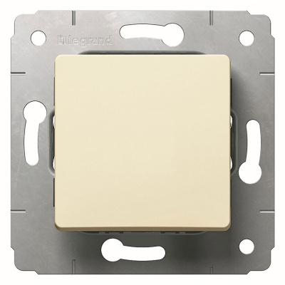 Выключатель кнопочный 10A Legrand Cariva Слоновая кость Legrand Cariva 773711