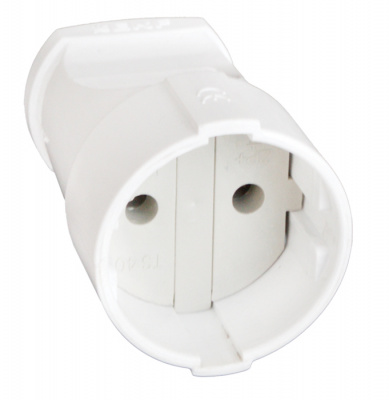 Гнездо штепсельное без заземления белая 10A 250В EKF PROxima EKF  ASG10-10