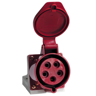 Розетка стационарная наружная 145 3P+PE+N 125A 380В IP67 EKF PROxima EKF  ps-145-125-380