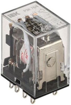 IEK Реле РЭК78/4(MY4)  3А  220В АC IEK  RRP20-4-03-220A