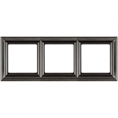 Рамка 3-постовая Jung Eco Profi DECO Антрацит Jung Eco Profi DECO EPD483AN