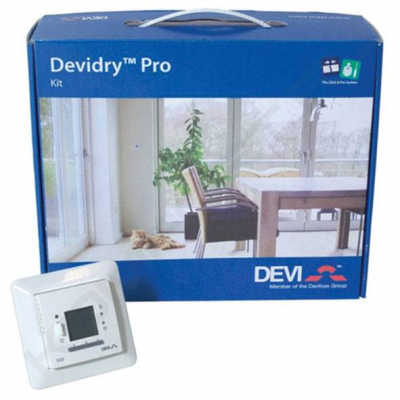 Комплект: DEVIreg 535 + кабель 3м 10A + ключ разъемов + алюм.скотч Devi DEVIdry Pro Kit Devi Devidry 19911006