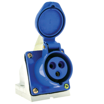 Розетка стационарная наружная 123 2P+PE 32A 220В IP44 EKF PROxima EKF  ps-123-32-220