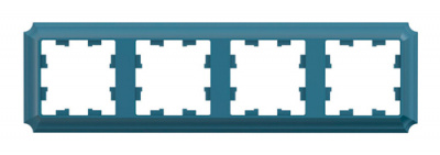 SE AtlasDesign ANTIQUE Рамка 4-постовая Изумруд Systeme Electric AtlasDesign ATN100804