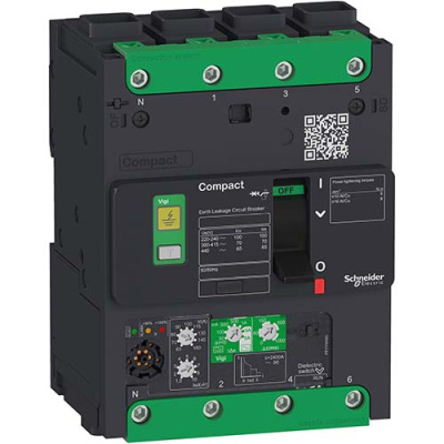 Автоматический выключатель 4П NSXm 16kA Vigi 160A Elink Schneider Electric Schneider Electric  LV426708