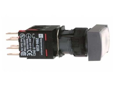 Кнопка 16мм 12-24В белая с возвратом XB6DW1B5B Schneider Electric Schneider Electric  XB6DW1B5B