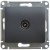 Розетка TV проходная 4DB Systeme Electric Glossa Антрацит Systeme Electric Glossa GSL000792