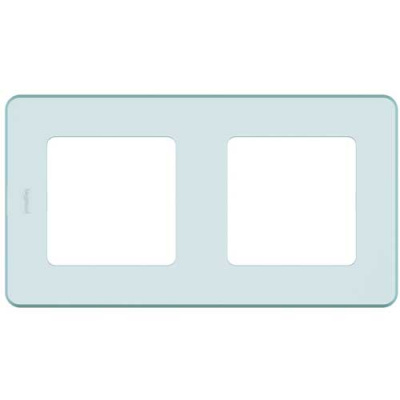 Рамка декоративная универсальная, 2 поста, Legrand Inspiria Мятный Legrand Inspiria 673945