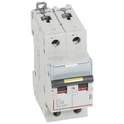 Автоматический выключатель 2P 10A C 10kA Legrand DX3 Legrand DX3 409567