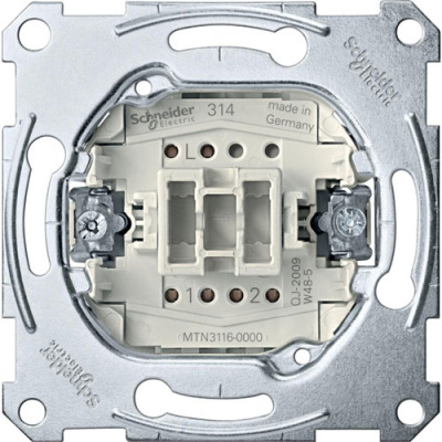 Механизм Переключатель 1-клавишный 10A Merten SM&SD Merten Merten Механизмы MTN3116-0000