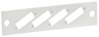 Панель для 4-ех оптических адаптеров, SC-Duplex в 19" кросс ITK ITK  FOBX-P8-SCDX