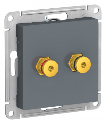 Аудиорозетка двухместная Schneider Electric AtlasDesign Грифель Systeme Electric AtlasDesign ATN000787