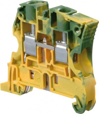 Клемма ZS10 винтовая 10мм.кв. Земля ABB ABB ZS 1SNK508150R0000