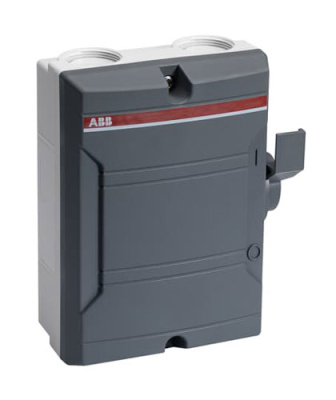 Выкл в боксе упр сбоку 3р 40А P65 BW340 TPN ABB ABB  2CMA142408R1000