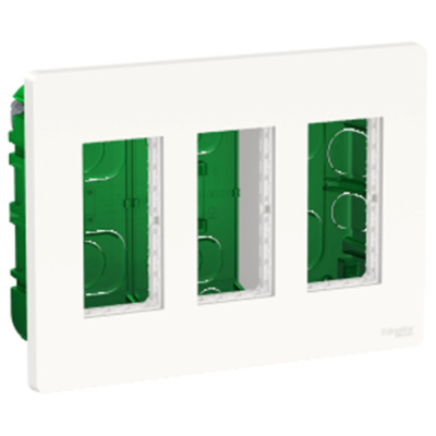 Unica SYSTEM+ Блок скрытой установки 3х2 Белый Schneider Electric Schneider Electric  NU173418