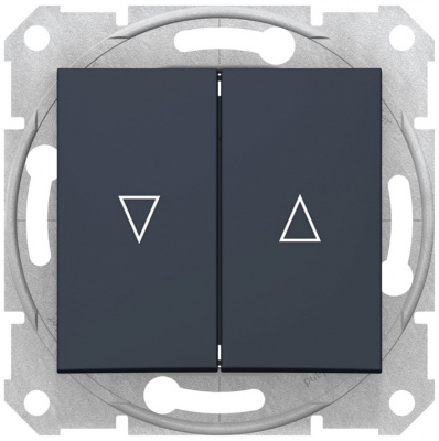 Выключатель жалюзийный с механической блокировкой 10A Schneider Electric Sedna Графит Schneider Electric Sedna SDN1300370