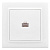 Розетка RJ-45 1-местная СП EKF Basic Минск Белый