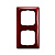 Рамка 2-постовая ABB BJB Basic55 foyer-red