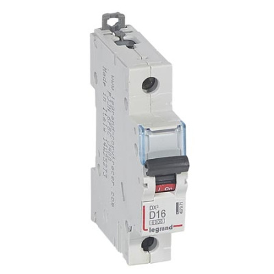 Автоматический выключатель 1P 16A D 6kA Legrand DX3 Legrand DX3 407971