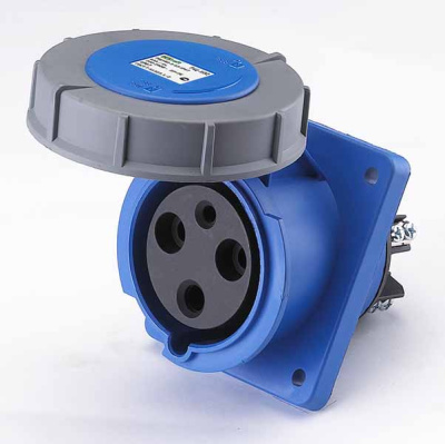 Розетка для скрытой проводки 433 2Р+РЕ 63А 220В IP6 DEKraft DEKraft  26056DEK