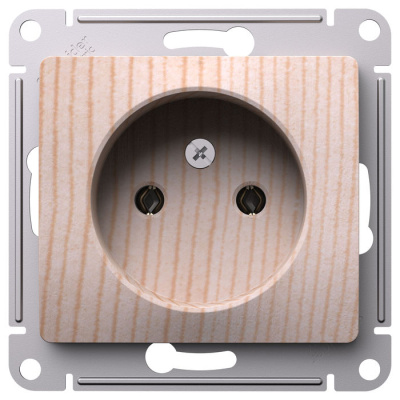 Розетка без заземления 16А механизм Systeme Electric Glossa Сосна Systeme Electric  GSL001541