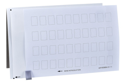 Листы с 40 самоклеющимися символами 18х27мм без маркировки Schneider Electric Schneider Electric  ZBY5100