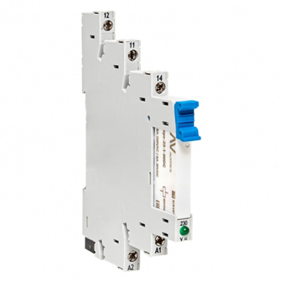 Реле промежуточное с розеткой в сборе РП slim 23/1 6A 230В AC   rps-23-1-60-rms230AC