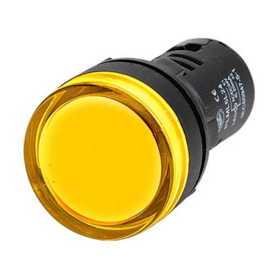 Сигнальный индикатор со встроенным диодом 220В, желтый DKC DKC  ALIL3L220